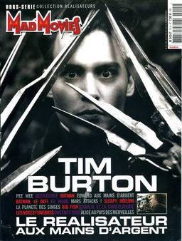 Première de couverture du livre Mad Movies hors-série Tim Burton - Le réalisateur aux mains d'argent