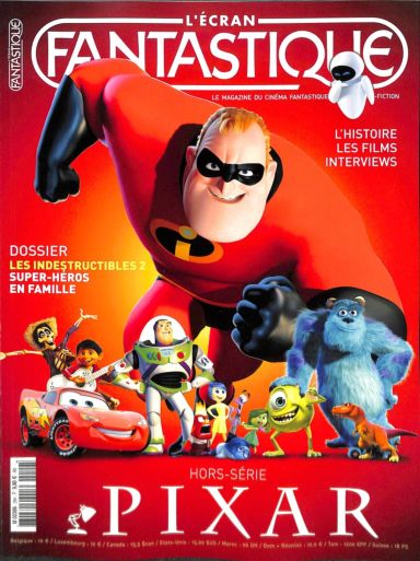 Première de couverture du livre L'écran fantastique hors-série Pixar