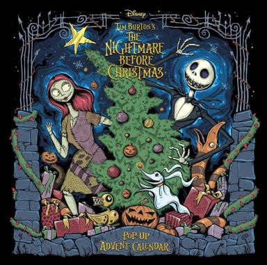 Première de couverture du livre Disney Tim Burton's The Nightmare Before Christmas Pop-Up Book and Advent Calendar