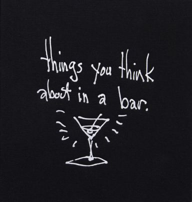 Première de couverture du livre The Napkin Art Of Tim Burton : Things you think about in a bar