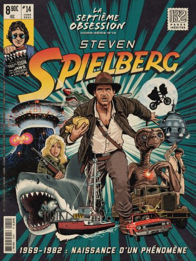 Première de couverture du livre La Septième Obsession HS N°14 Steven Spielberg