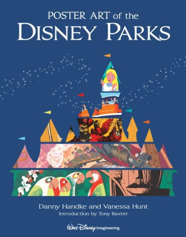 Première de couverture du livre Poster art of the Disney Parks