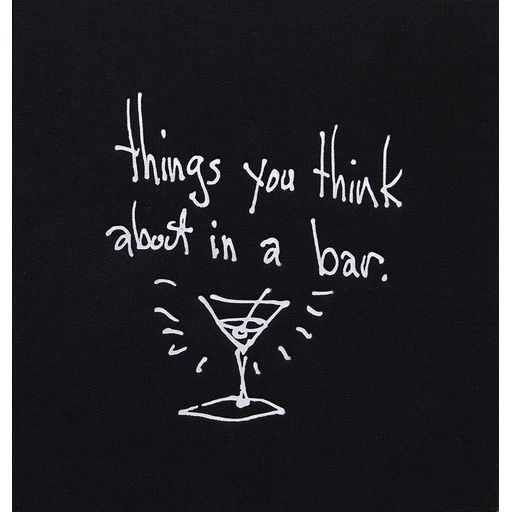 Couverture de The Napkin Art Of Tim Burton : Things you think about in a bar