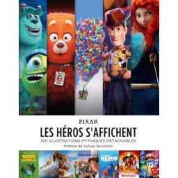 Première de couverture du livre Pixar : les héros s'affichent (2025)