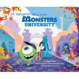 Première de couverture du livre The Art of Monsters University (2013)