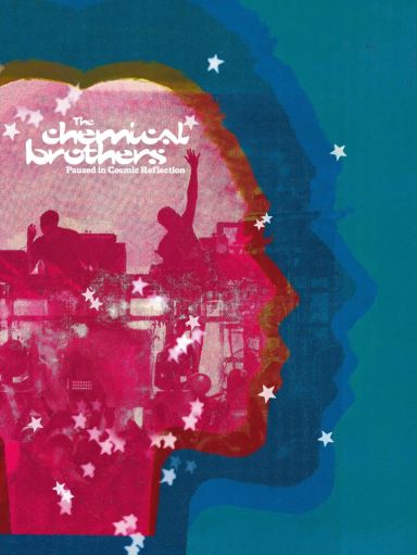 Première de couverture du livre Paused in Cosmic Reflection: The definitive, fully illustrated story of The Chemical Brothers (2023)