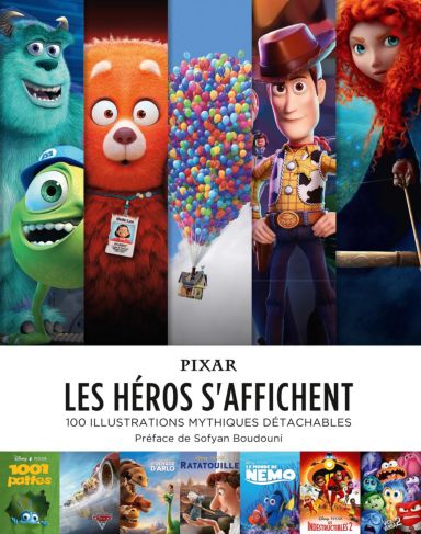 Première de couverture du livre Pixar : les héros s'affichent (2025)