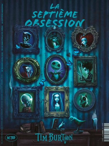 Première de couverture du livre La Septième Obsession n°39 : Tim Burton (2022)